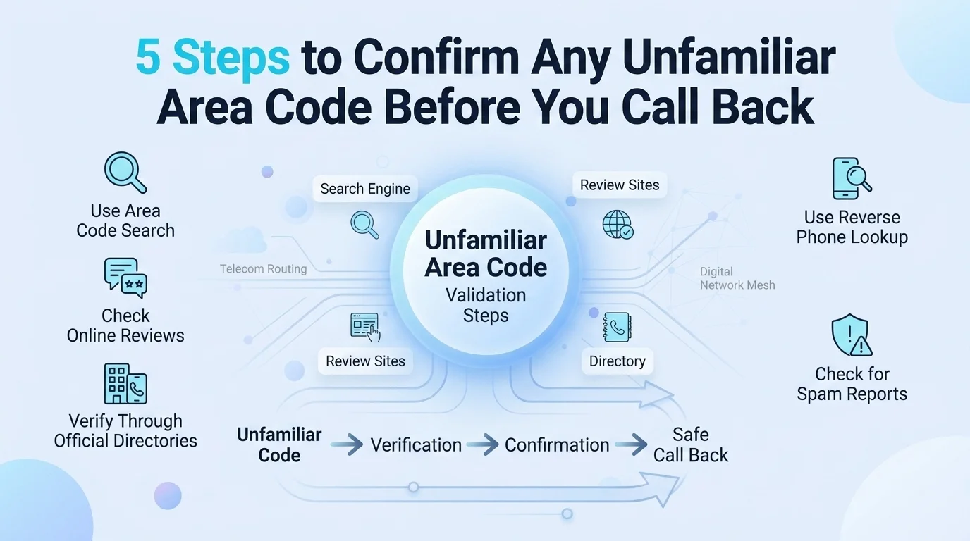 5 Steps to Confirm Any Unfamiliar Area Code Before You Call Back