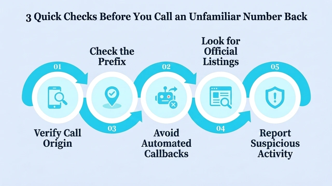 3 Quick Checks Before You Call an Unfamiliar Number Back