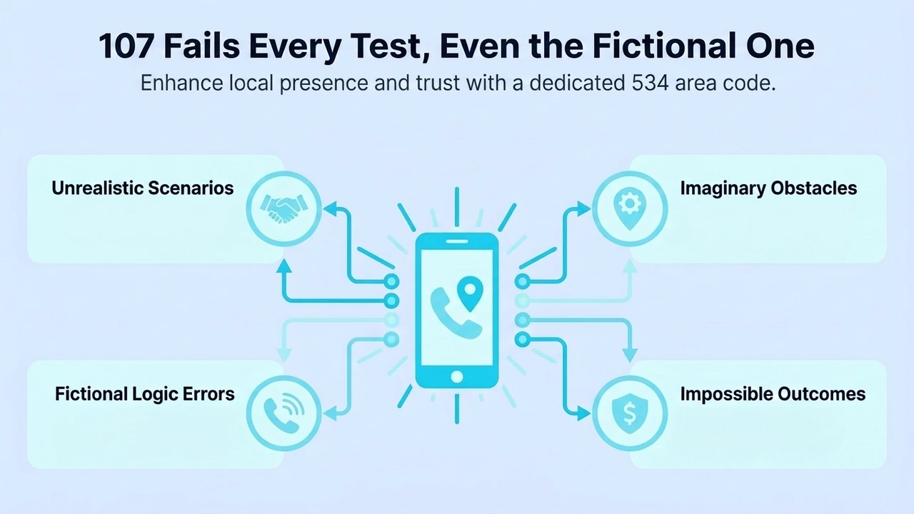 107 Fails Every Test, Even the Fictional One