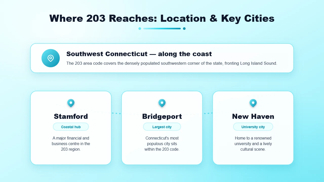 Stamford Bridgeport and New Haven 203 Service Area