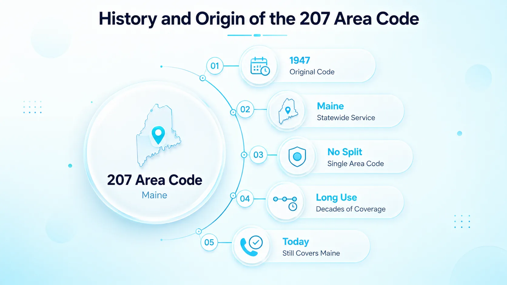 History and Origin of the 207 Area Code