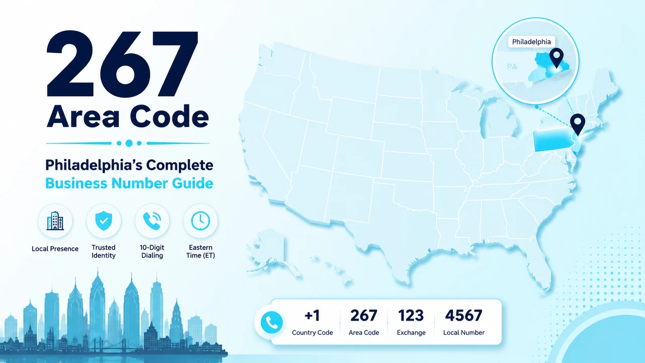 Eastern Time Zone Details for the 267 Area Code Region