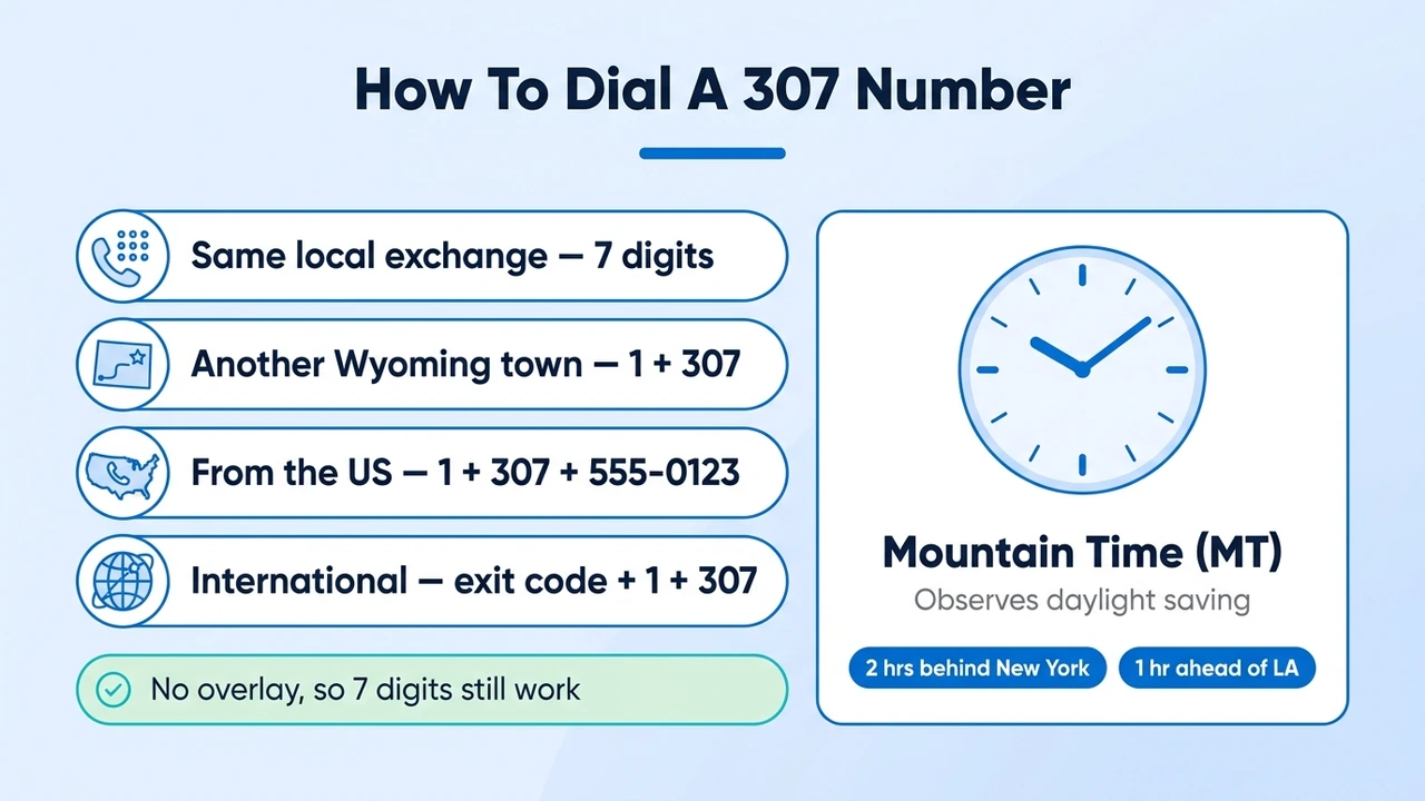 How To Dial A 307 Number