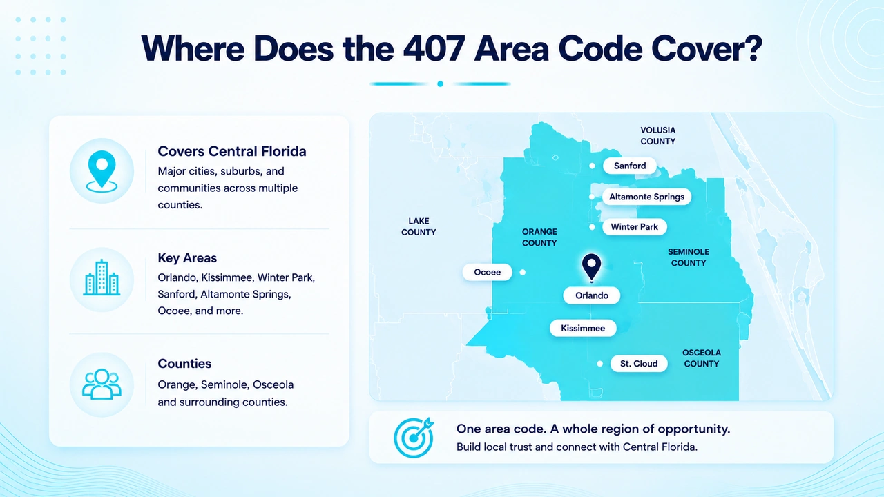 Diagram showing how 321 and 689 overlay the 407 territory
