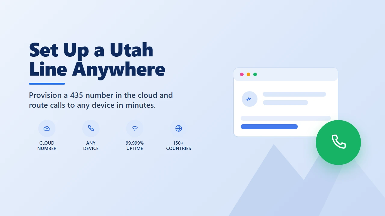 Setting up a Utah business line from anywhere