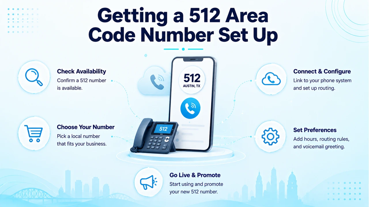 Getting a 512 Area Code Number Set Up