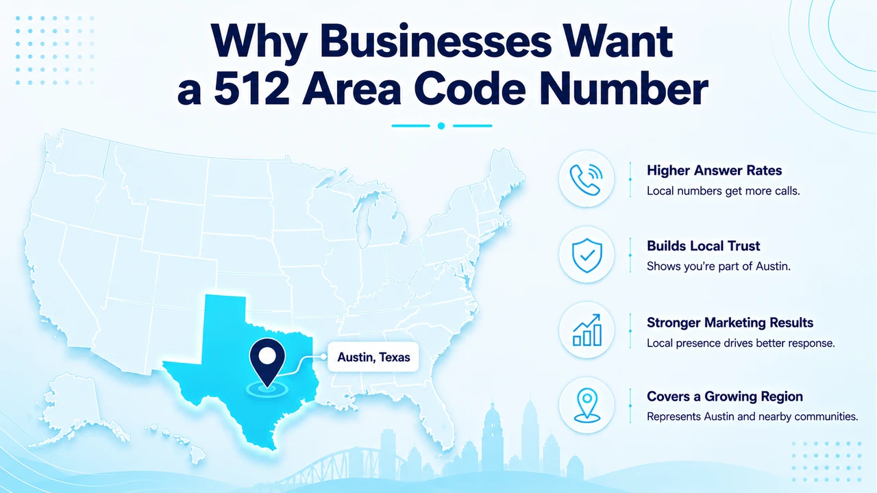 Why Businesses Want a 512 Area Code Number