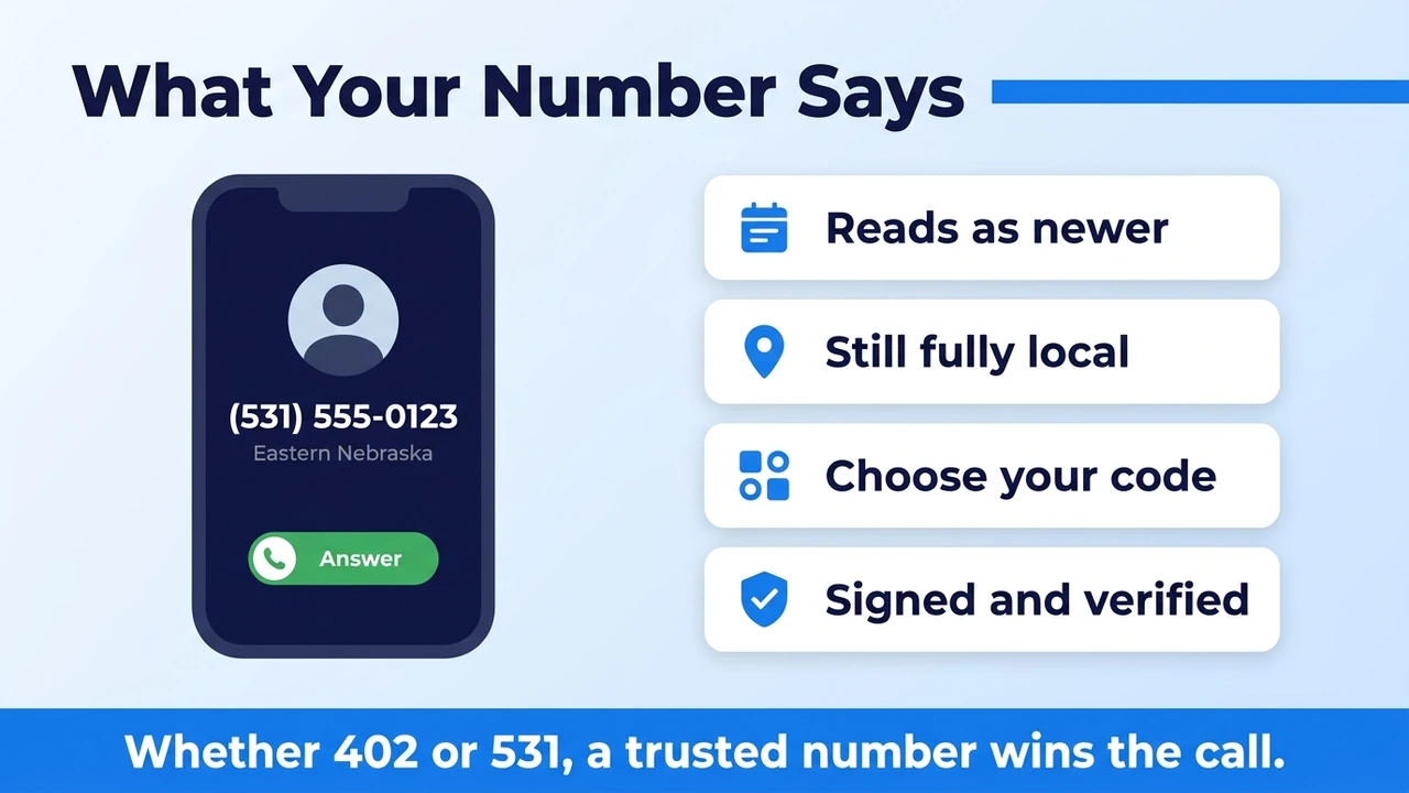 What Your Number Says — business benefits of a local eastern Nebraska number