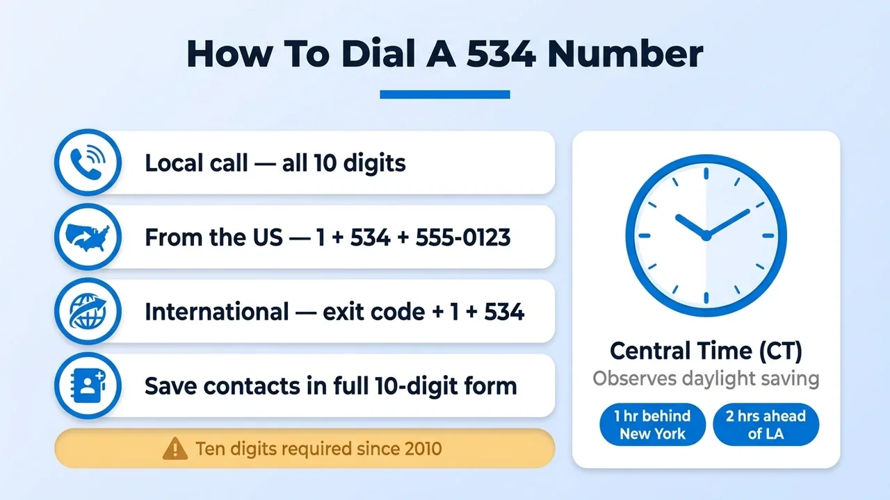 How To Dial A 534 Number
