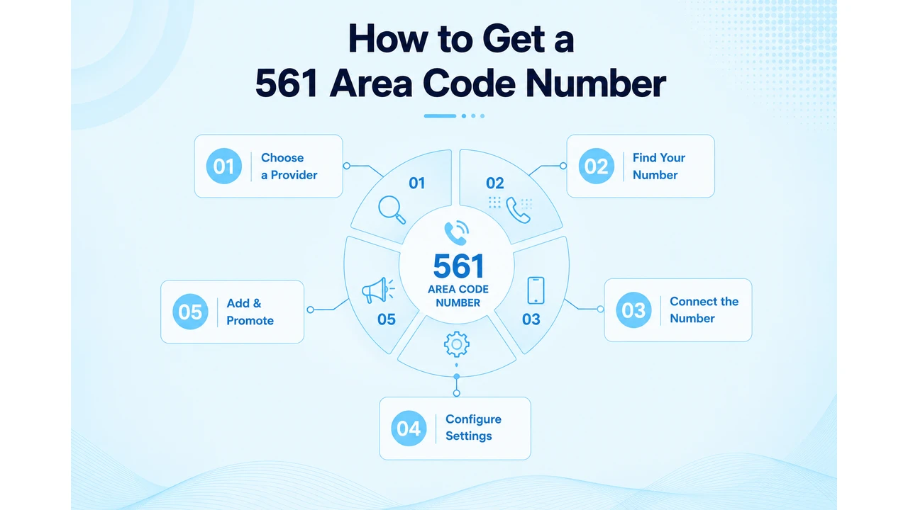 Step-by-step setup guide for activating a Palm Beach County virtual number