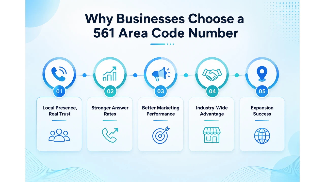 Illustration of a Palm Beach County business gaining trust through a local phone number