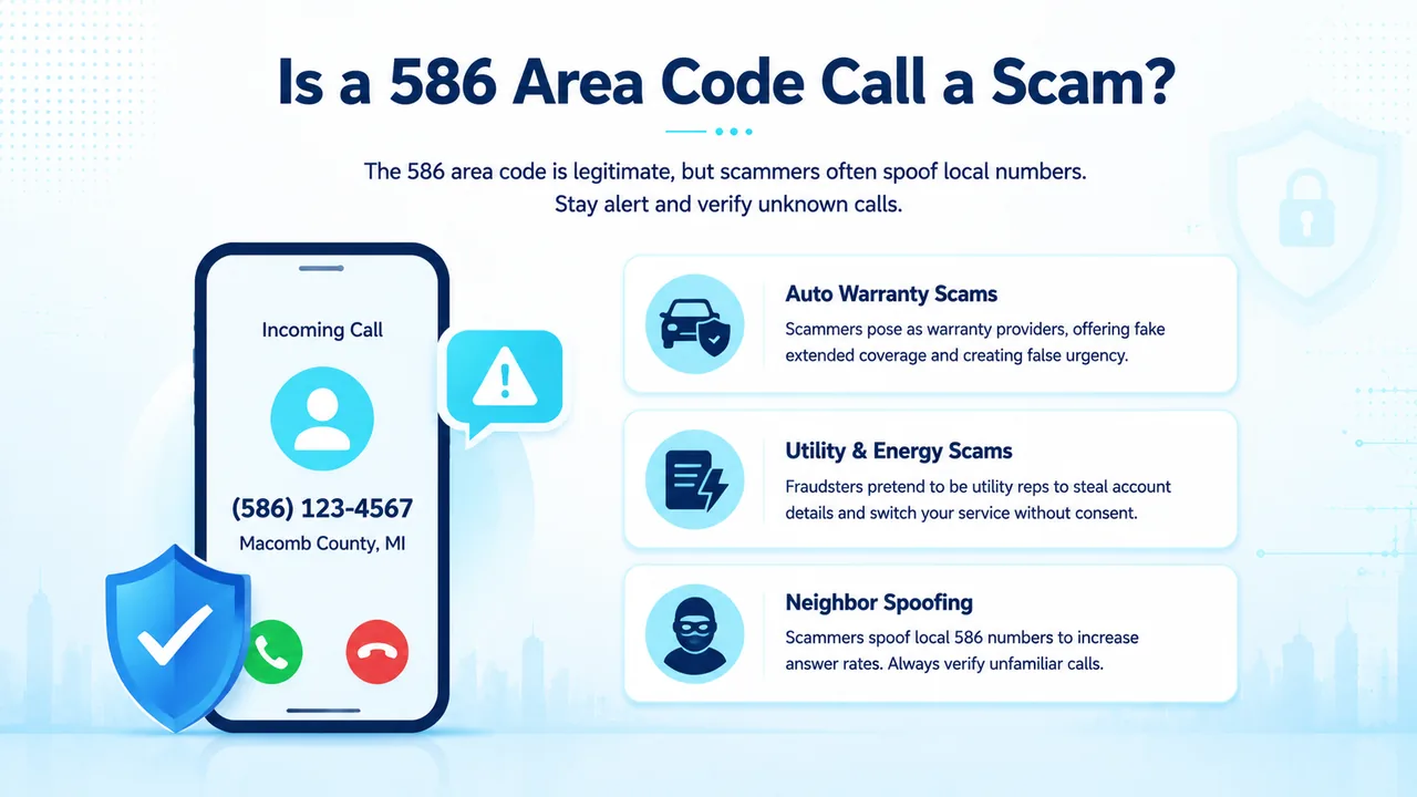 Is a 586 Area Code Call a Scam