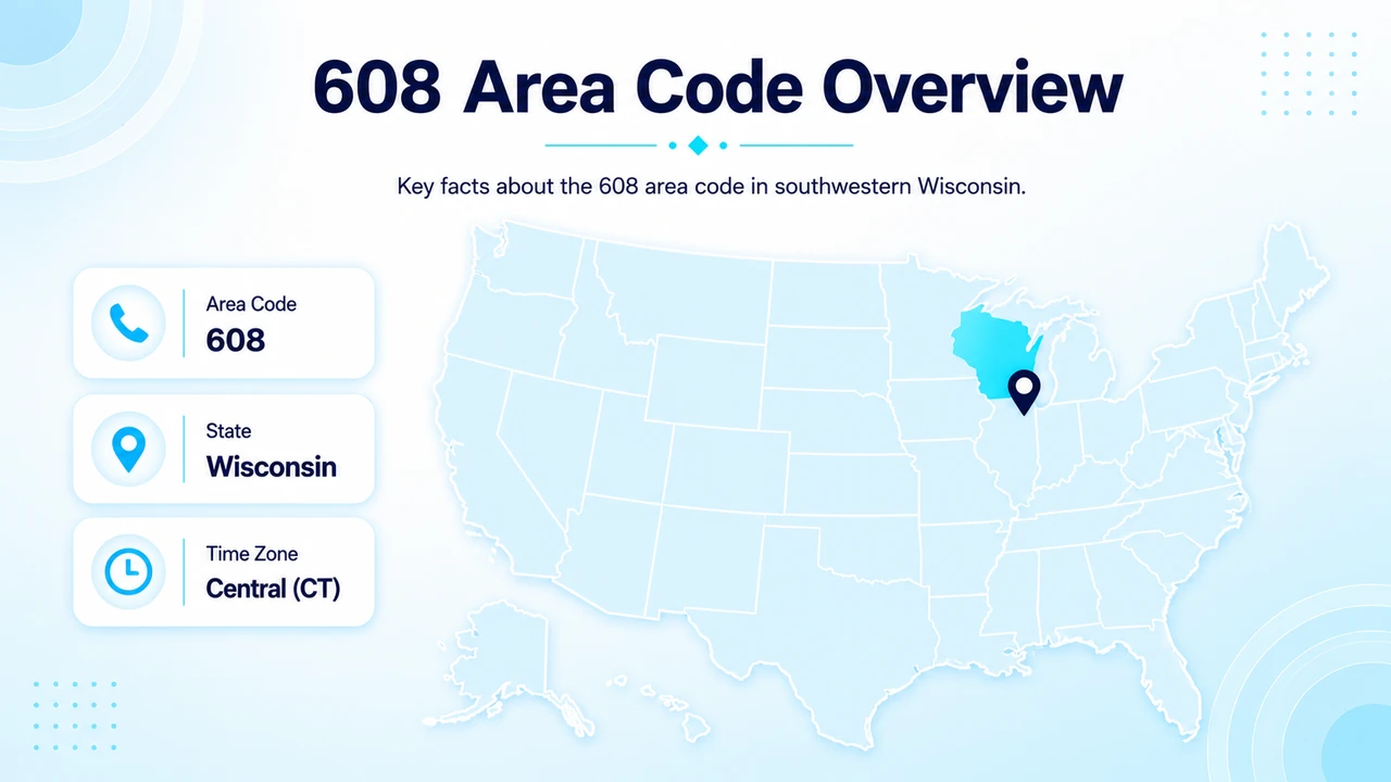 608 Area Code Overview