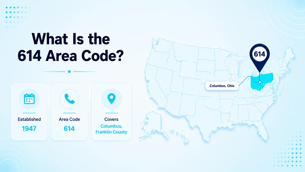 What is the 614 Area Code