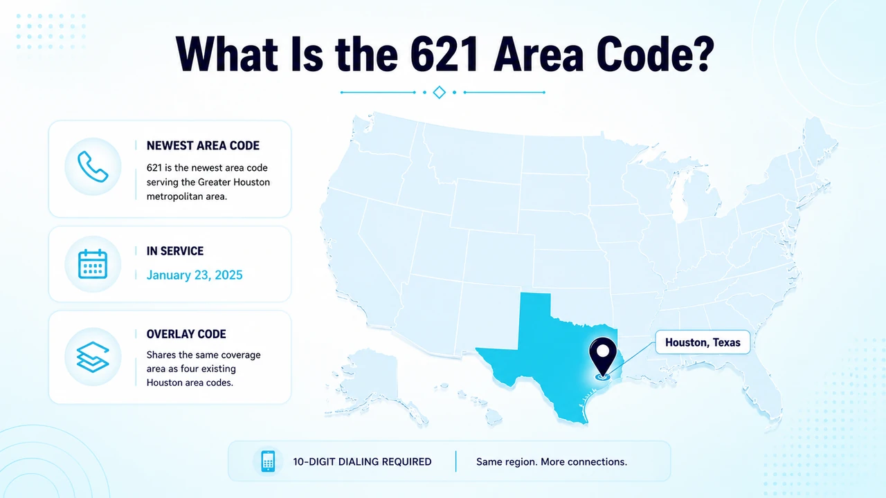 What is the 621 Area Code