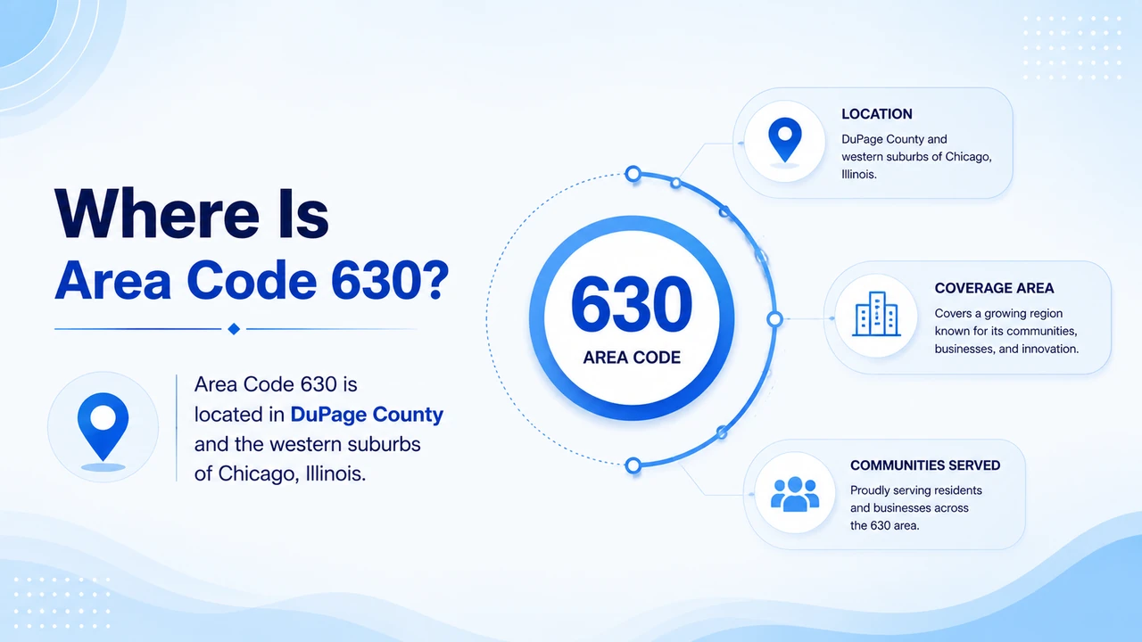 Where is Area Code 630