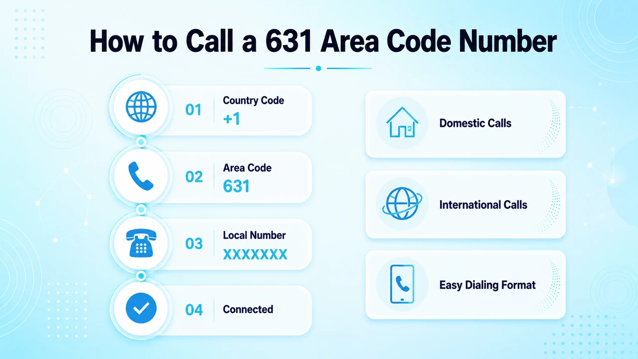 How to Call a 631 Area Code Number