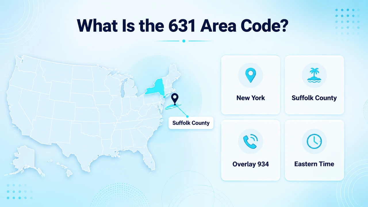 What is the 631 Area Code