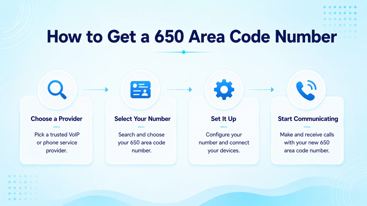 How to Get a 650 Area Code Nmber
