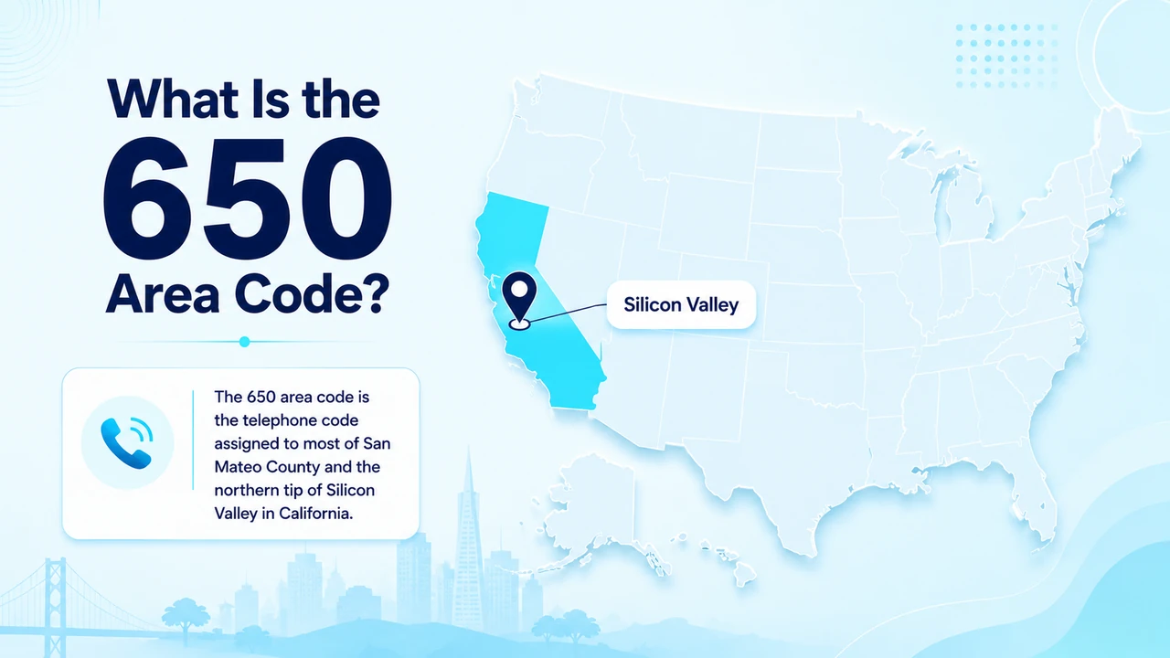What is the 650 Area Code