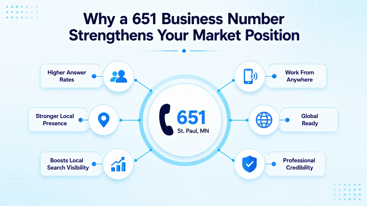 Benefits of a local St. Paul business phone number