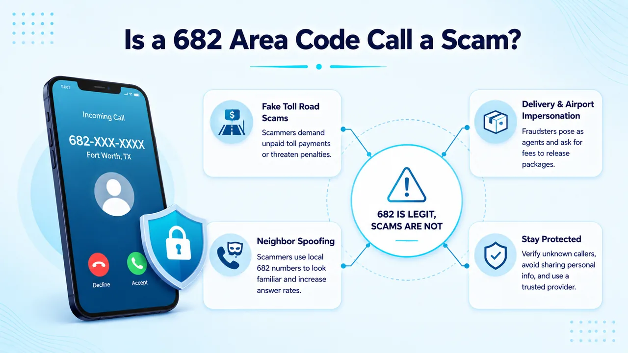 Is a 682 Area Code Call a Scam