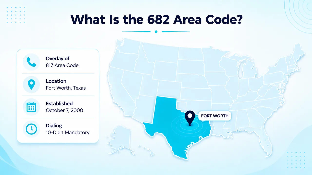 What is the 682 Area Code