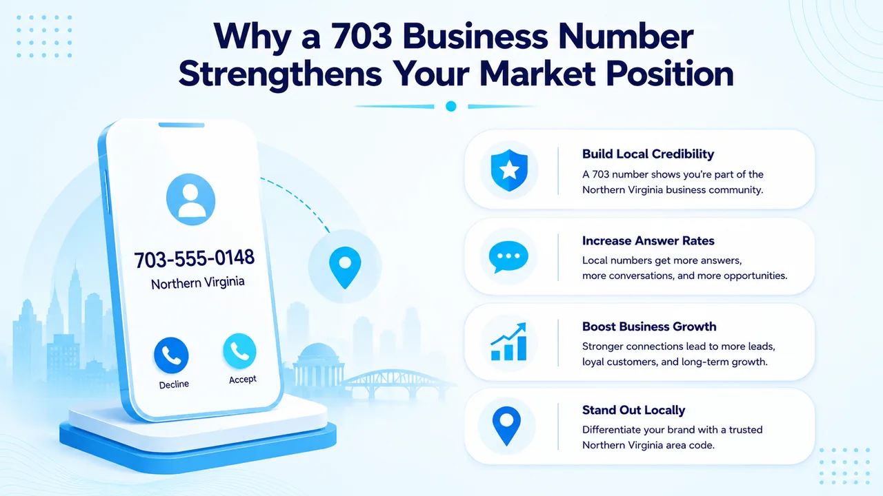 Benefits of a local Northern Virginia business phone number