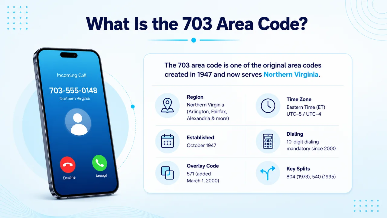 What is the 703 Area Code