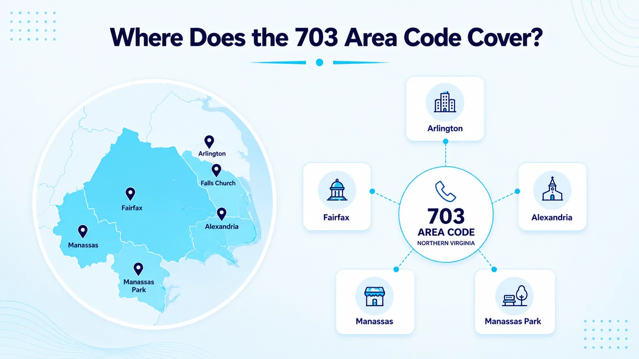 Where Does the 703 Area Code Cover