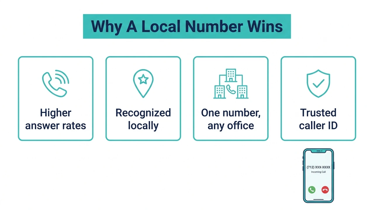 Why A Local Number Wins
