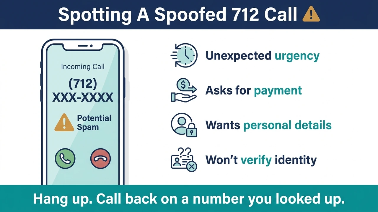Spotting A Spoofed 712 Call
