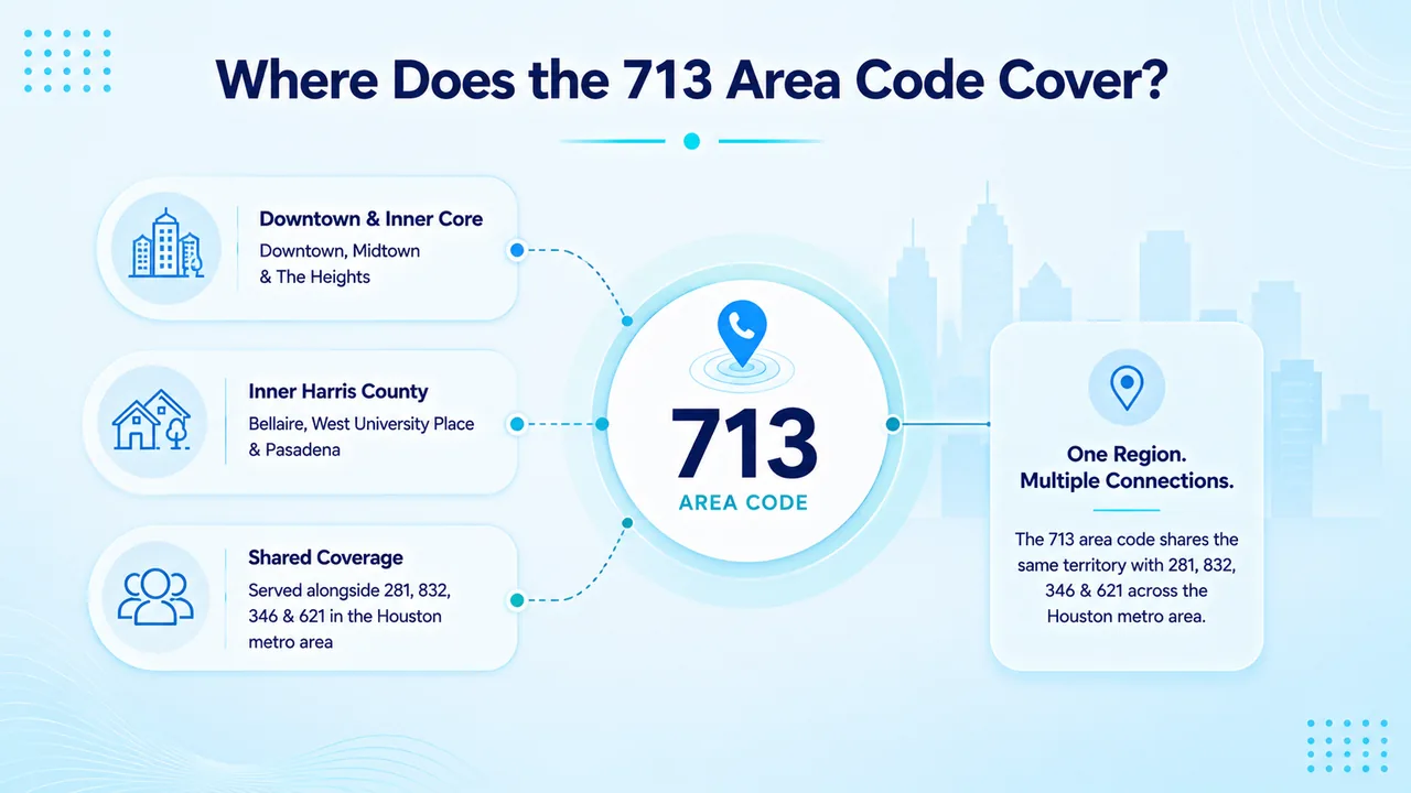 Where Does the 713 Area Code Cover