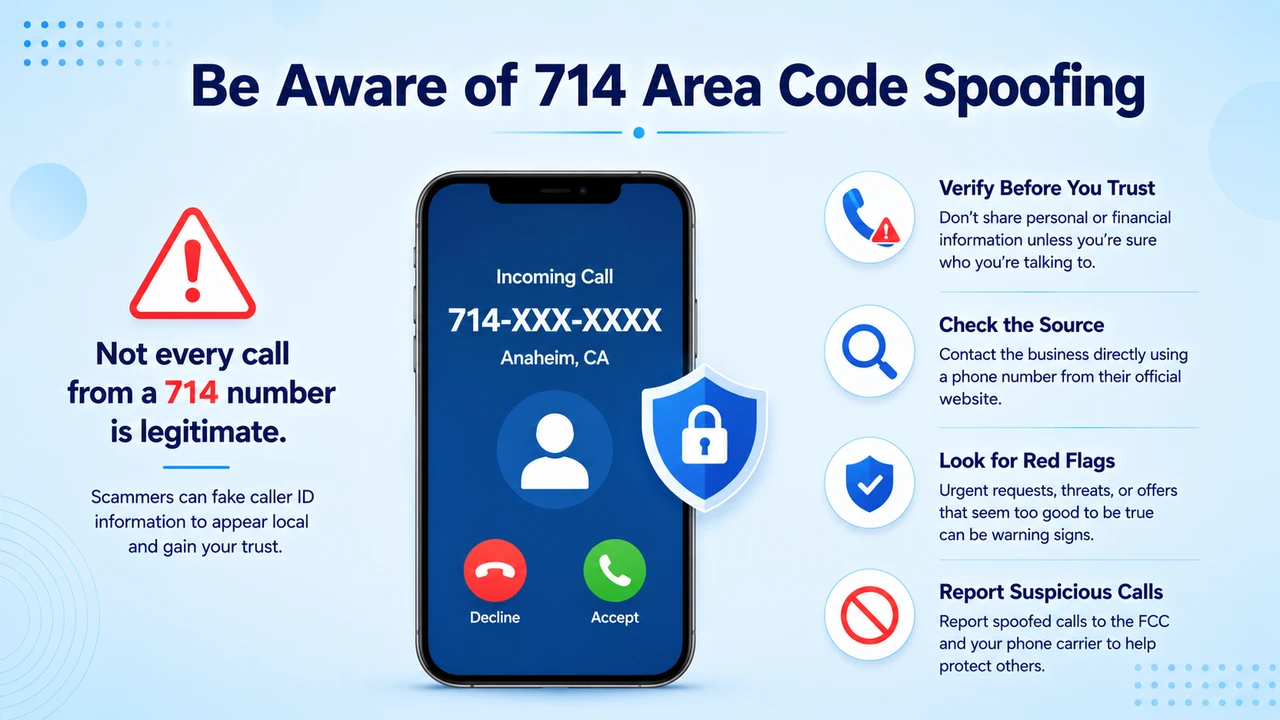 Be Aware of 714 Area Code Spoofing