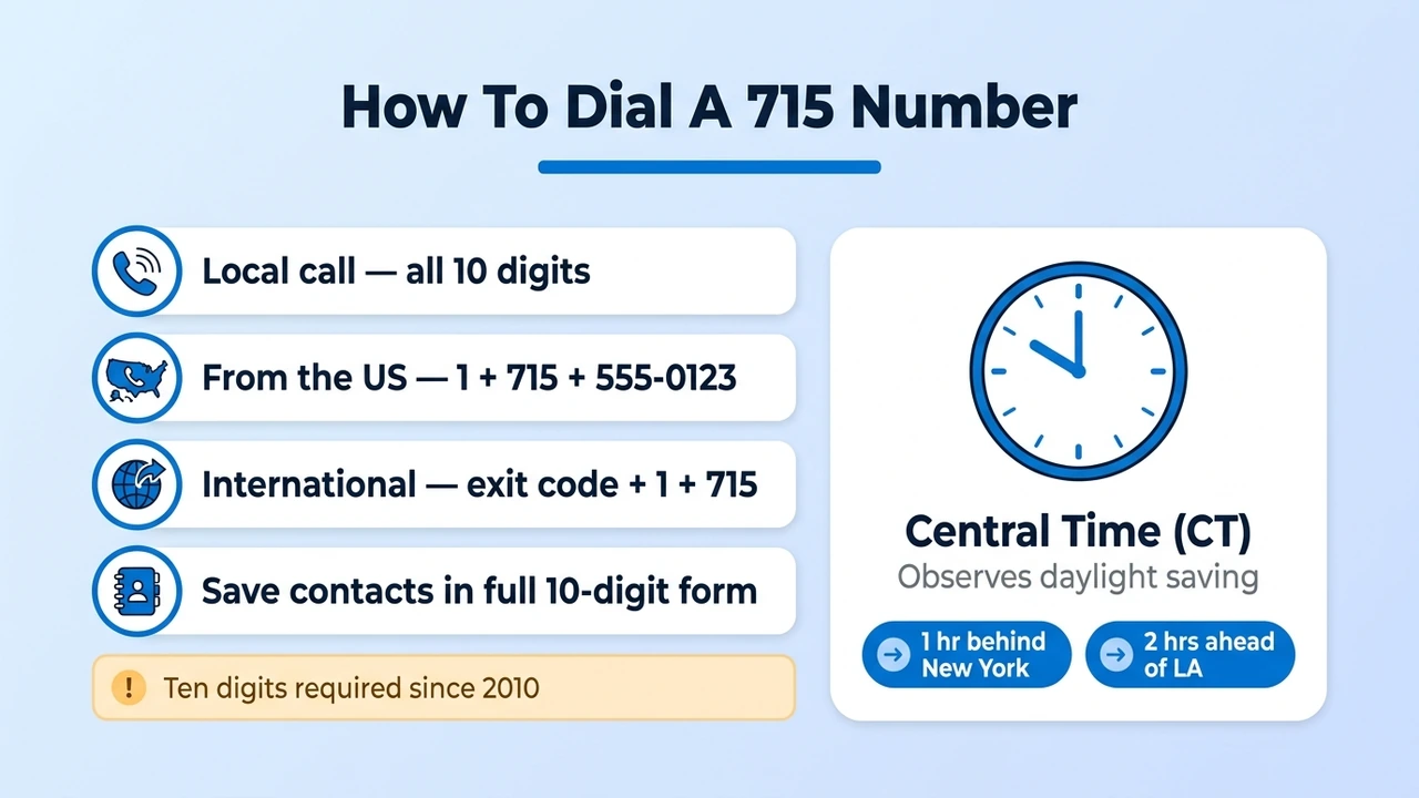 How To Dial A 715 Number