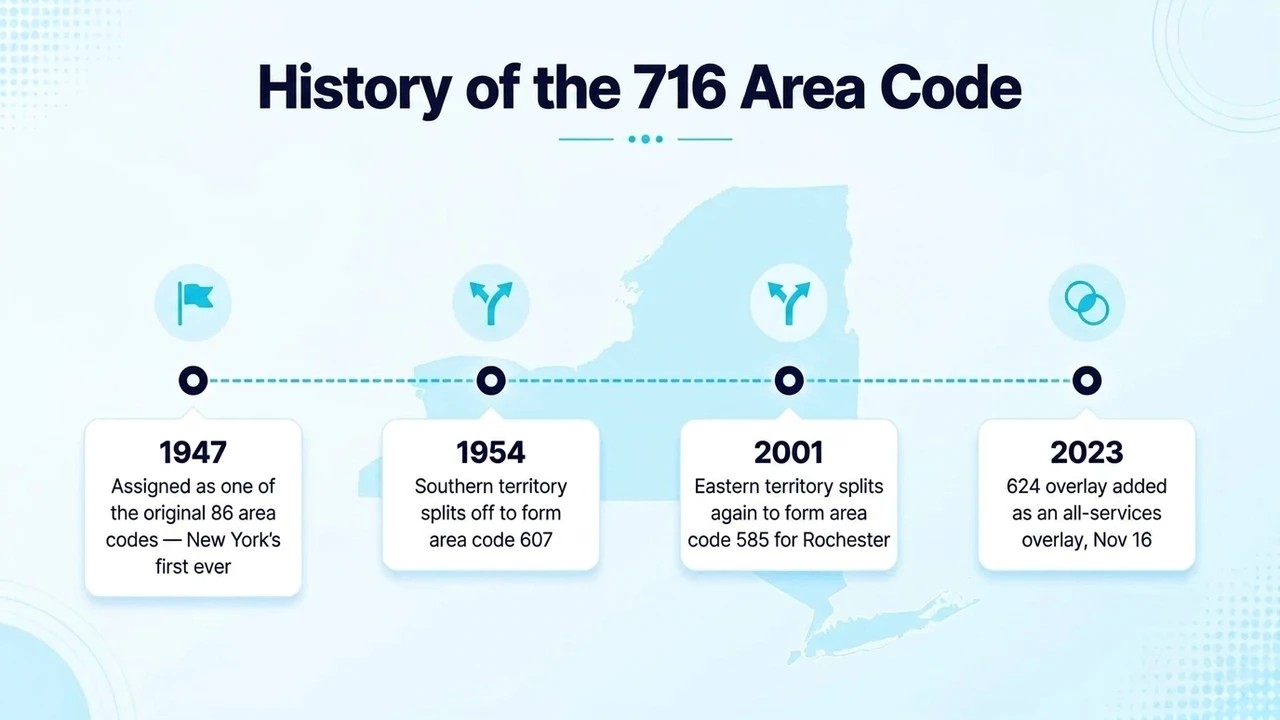 Timeline of Buffalo's telephone numbering changes