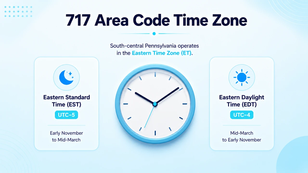 717 Area Code Time Zone