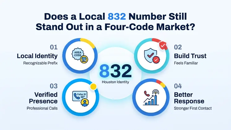 Does a Local 832 Number Still Stand Out in a Four-Code Market? — local identity, build trust, verified presence, and better response