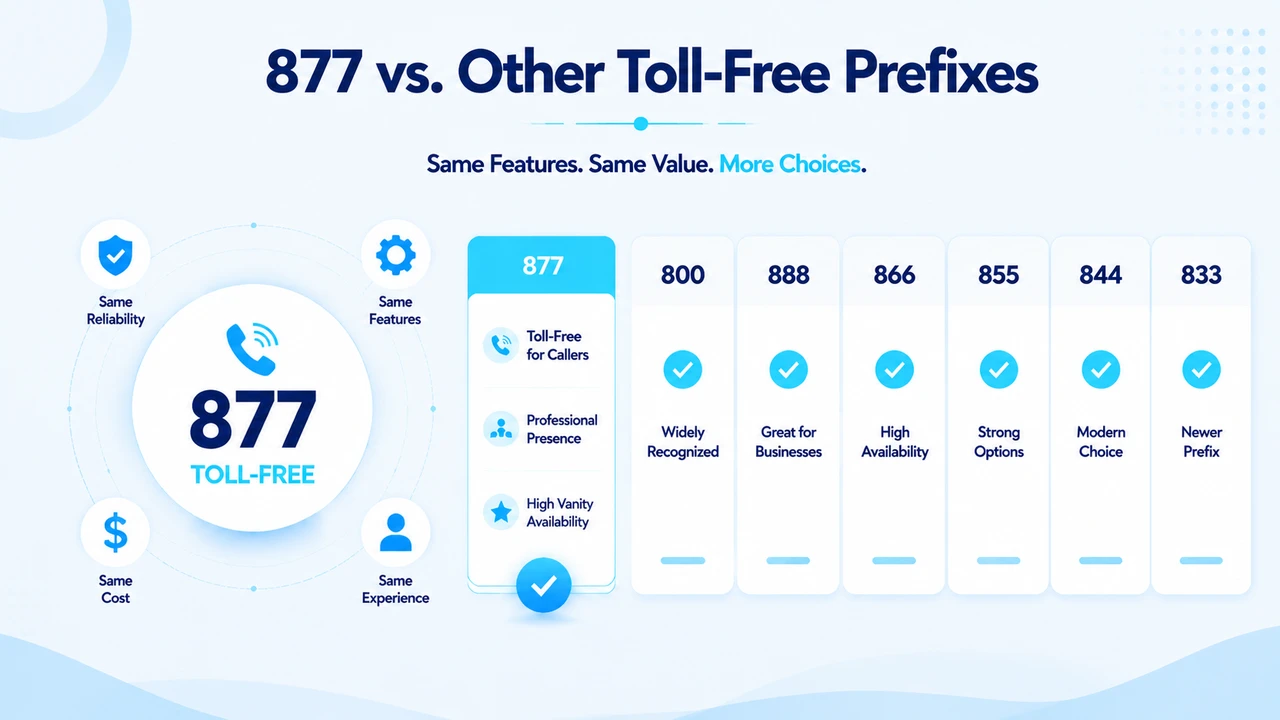 Step-by-step graphic showing a business choosing and transferring a toll-free number to a new provider