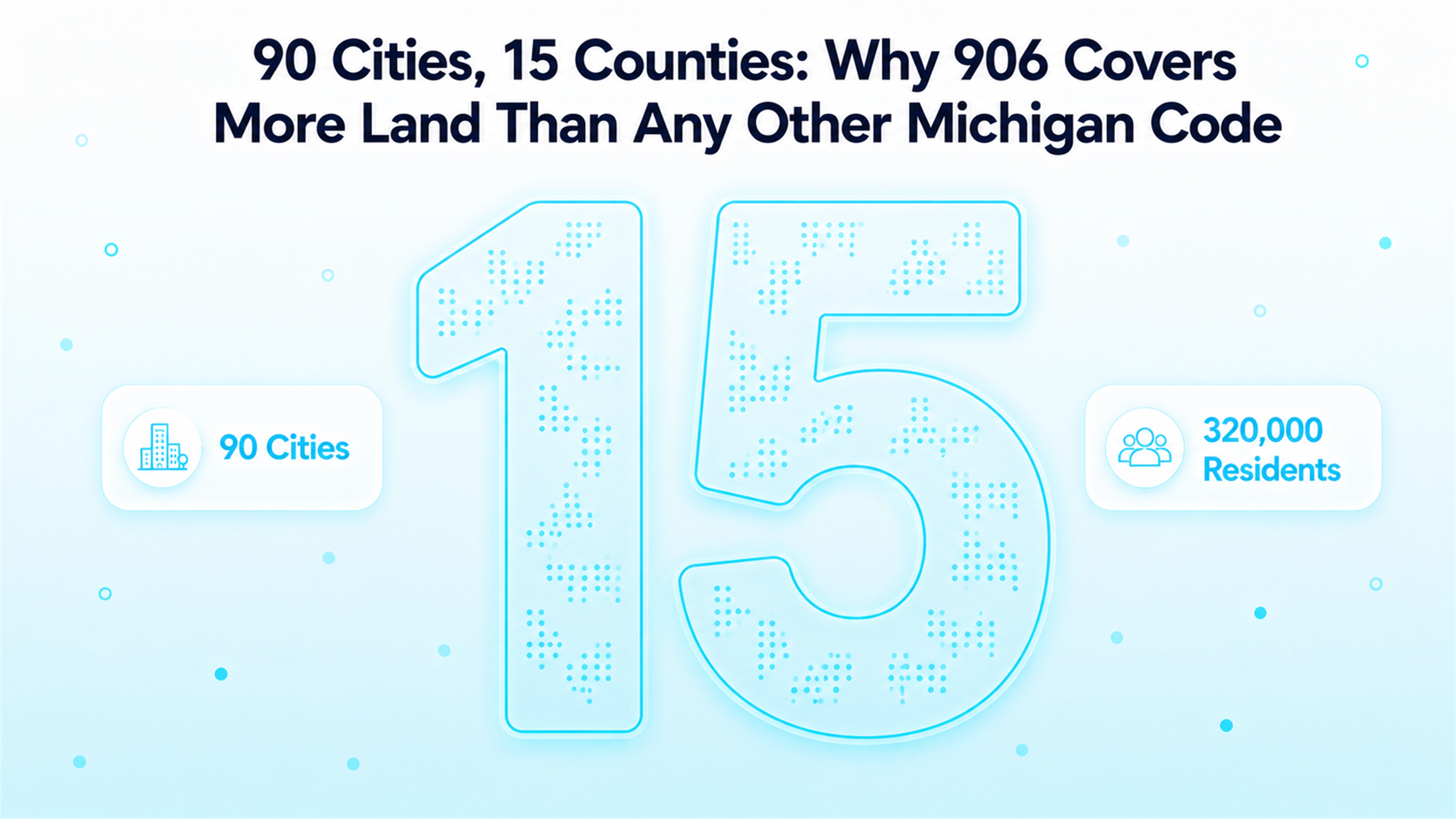 90 Cities, 15 Counties: Why 906 Covers More Land Than Any Other Michigan Code