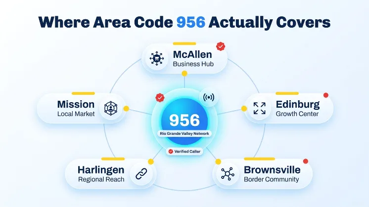 Where Area Code 956 Actually Covers — McAllen, Mission, Harlingen, Edinburg, and Brownsville inside the 956 Rio Grande Valley network