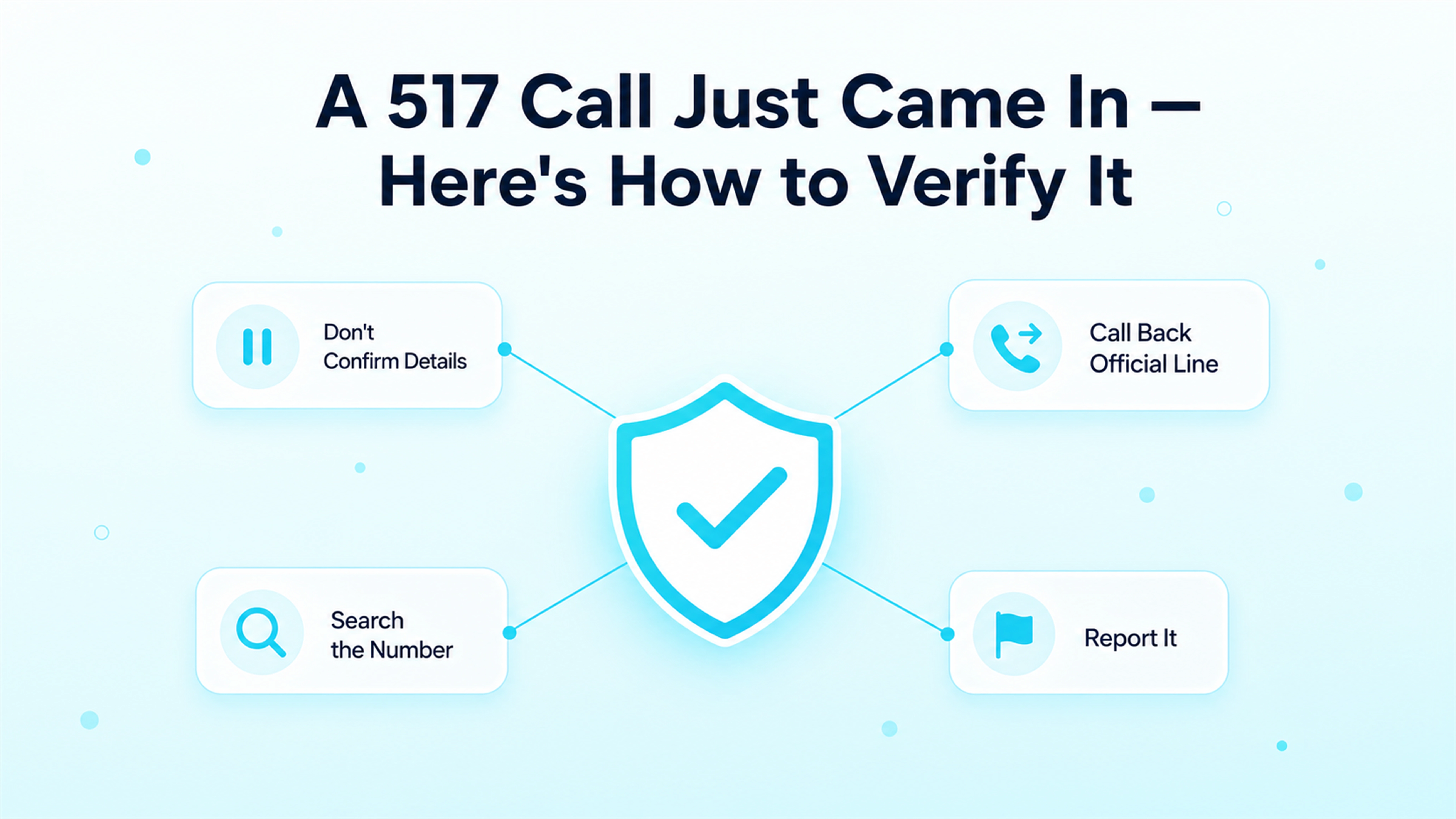 A 517 Call Just Came In — Here's How to Verify It
