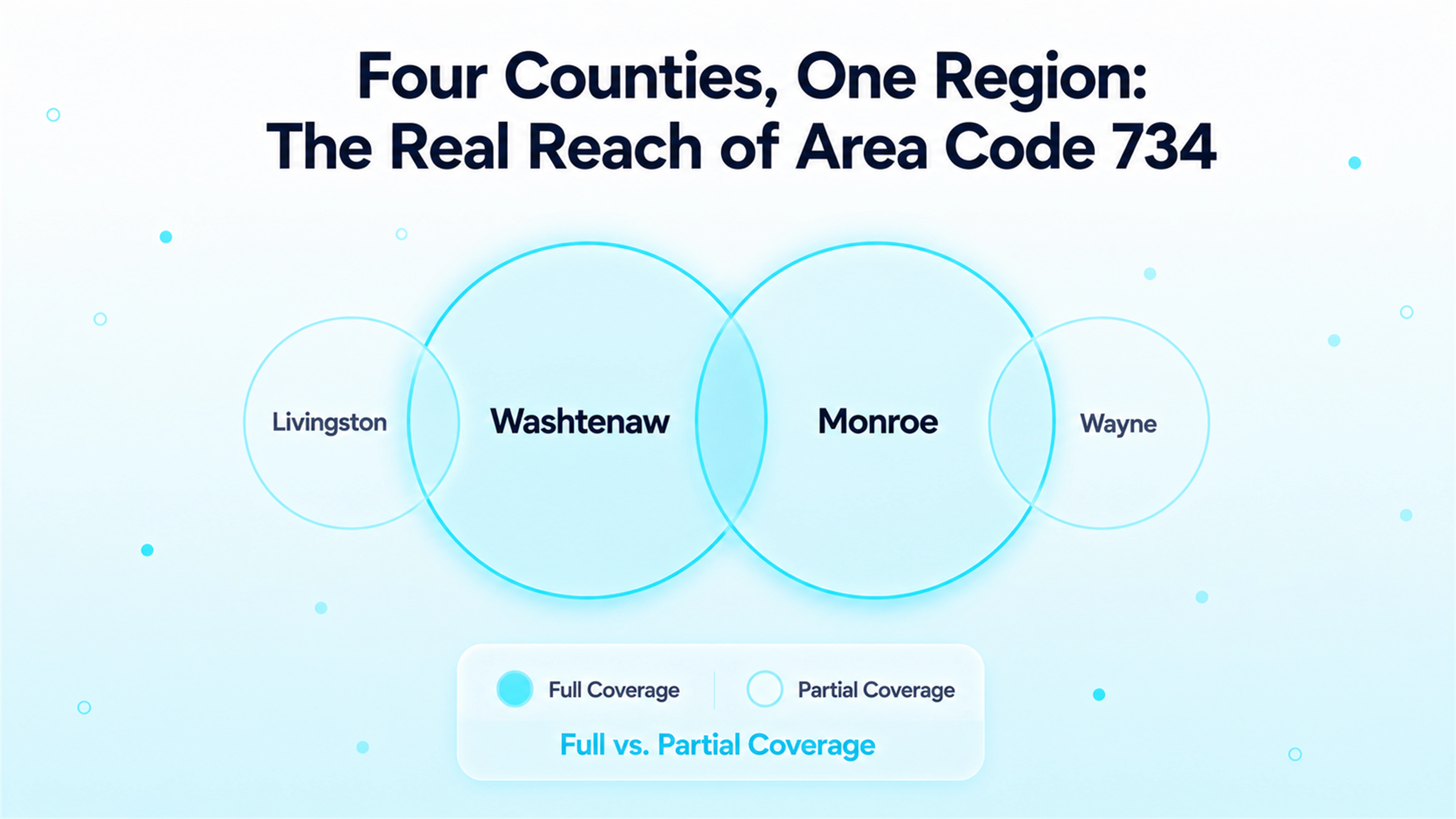 Four Counties, One Region: The Real Reach of Area Code 734