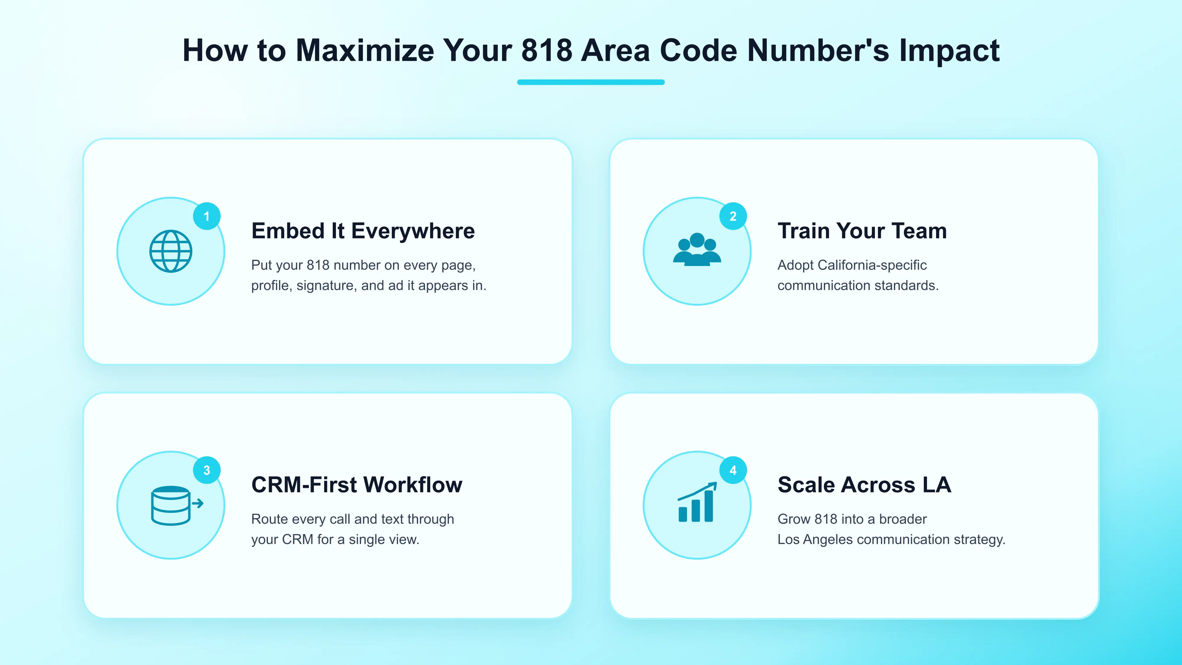 How to Maximize Your 818 Area Code Number's Impact