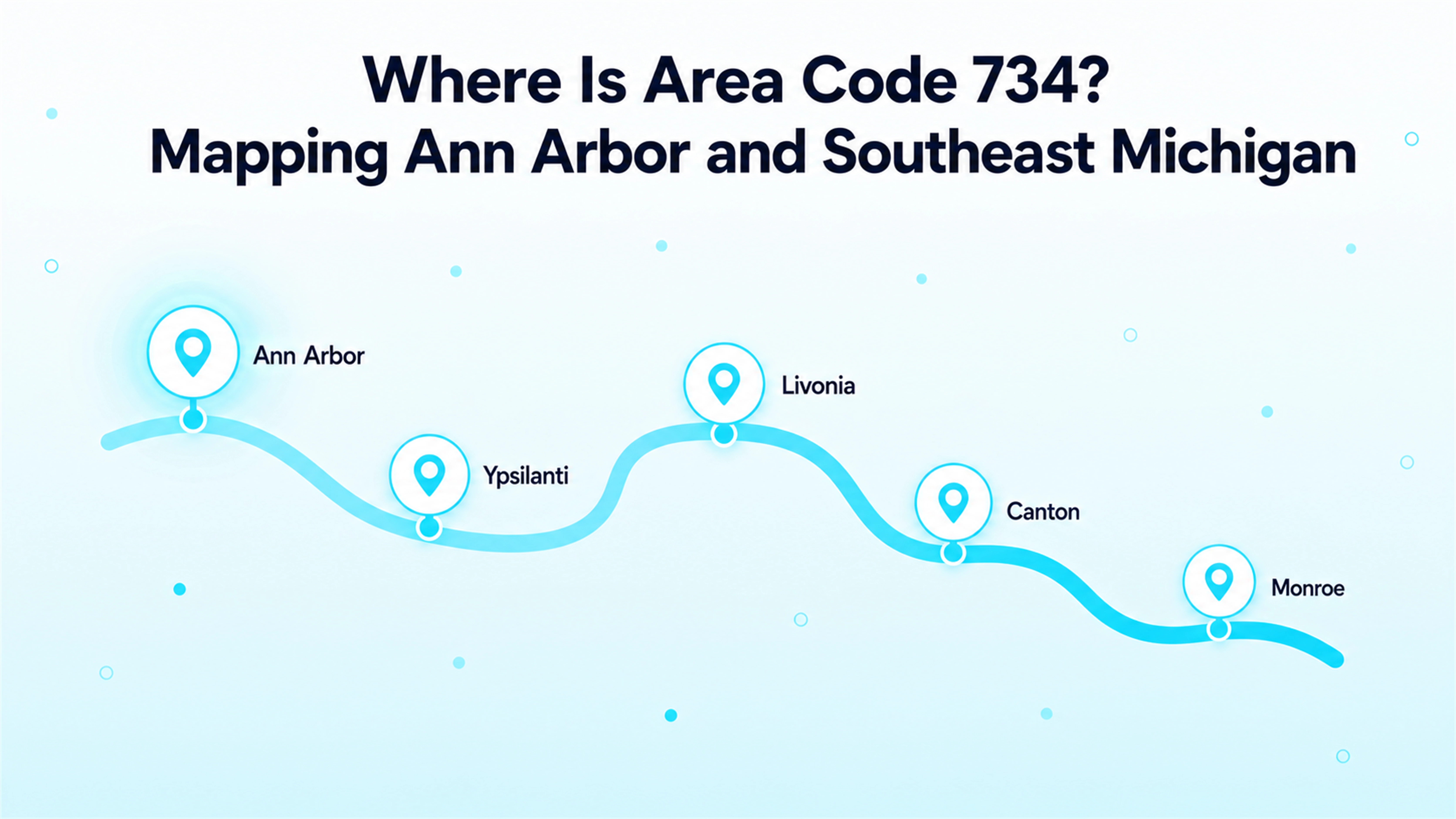 Where Is Area Code 734? Mapping Ann Arbor and Southeast Michigan