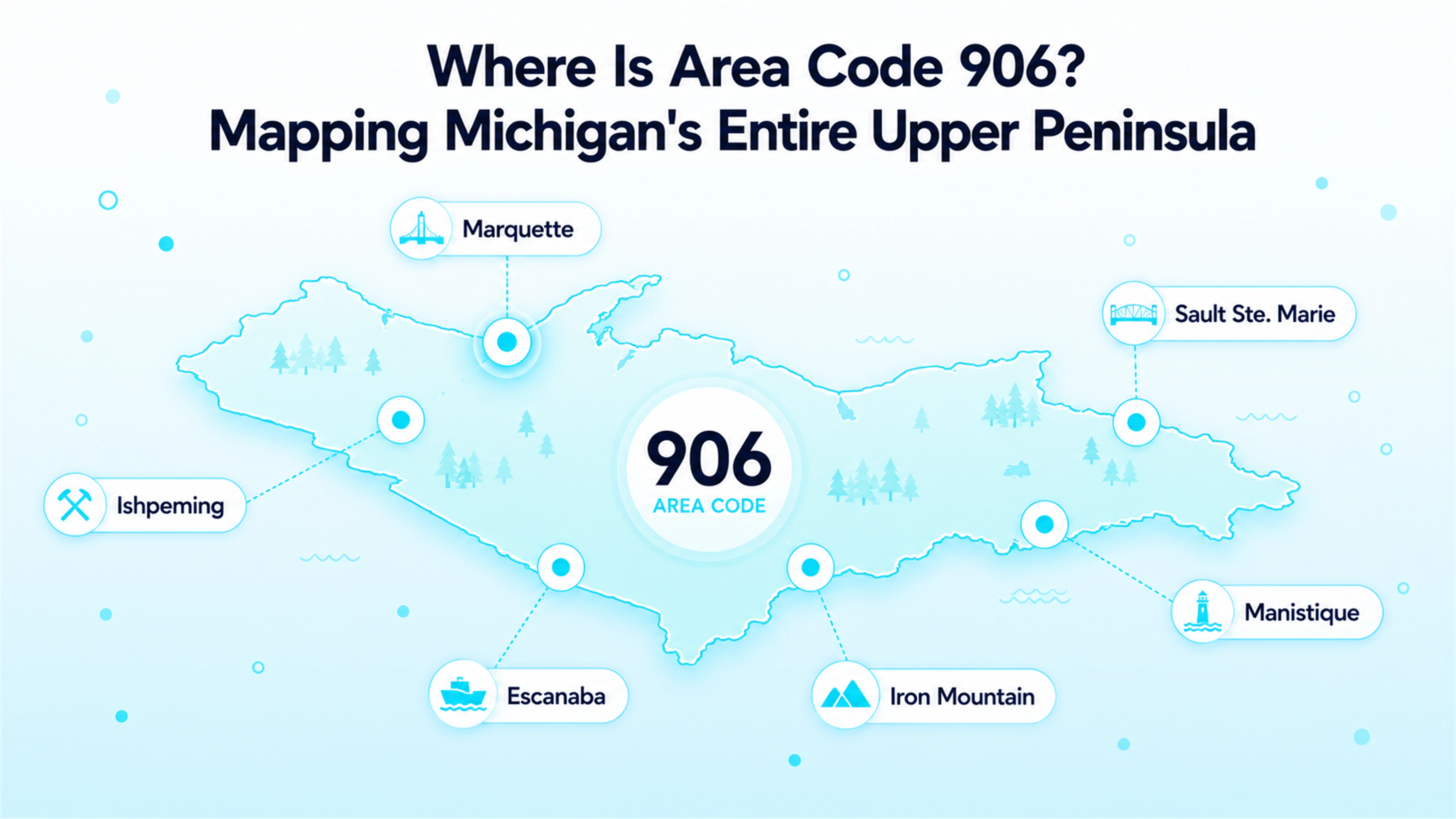 Where Is Area Code 906? Mapping Michigan's Entire Upper Peninsula