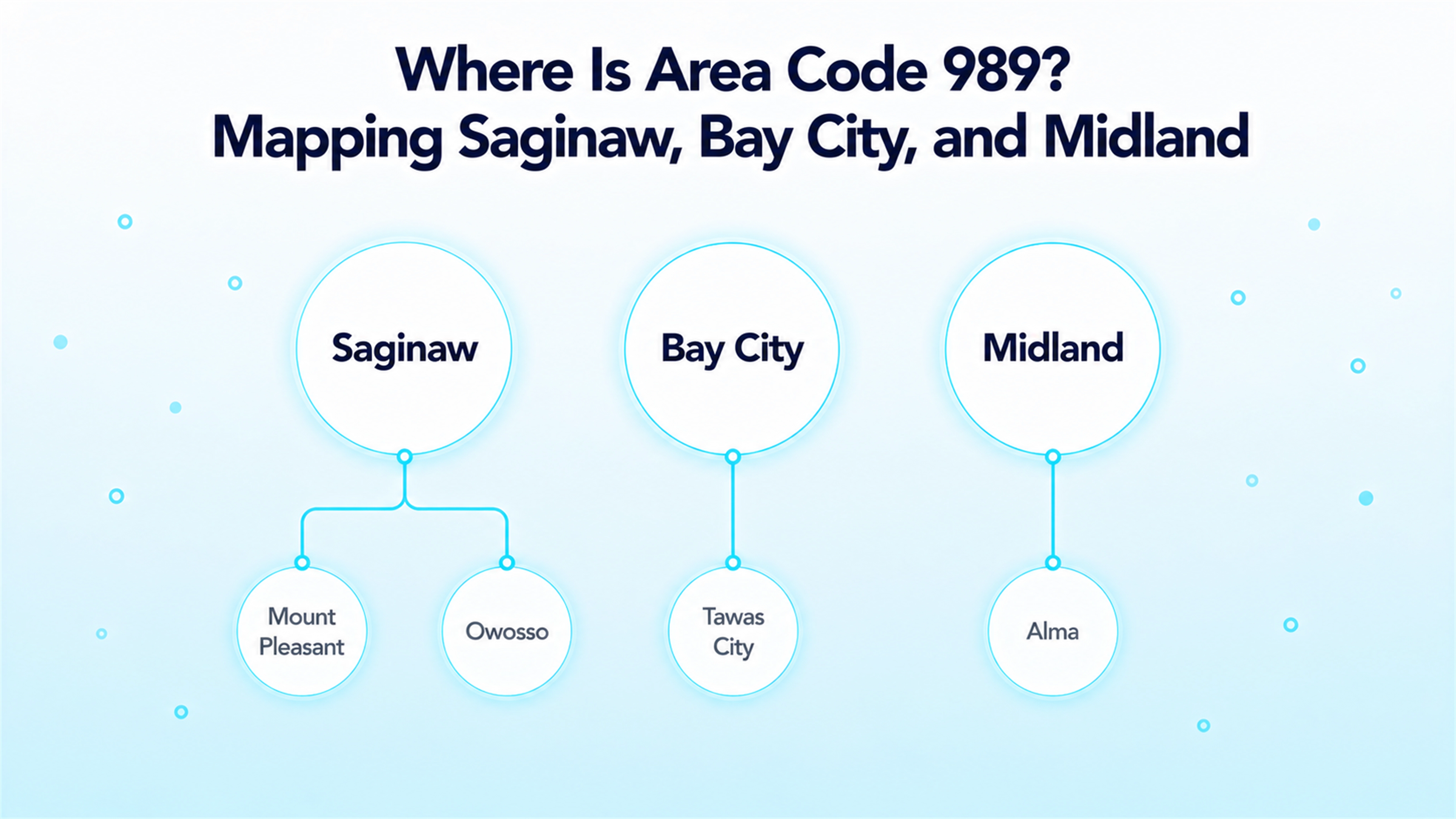 Where Is Area Code 989? Mapping Saginaw, Bay City, and Midland