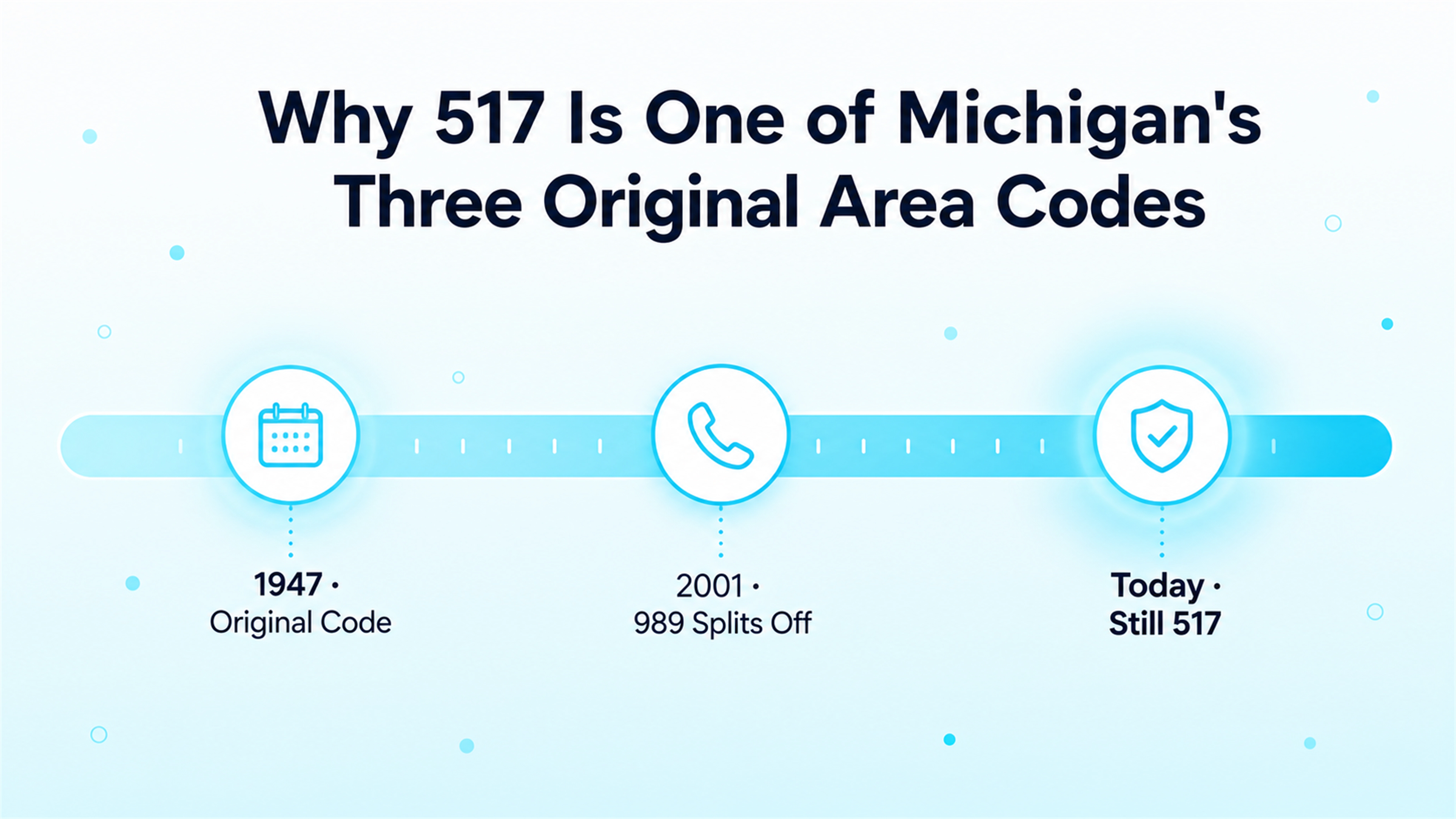 Why 517 Is One of Michigan's Three Original Area Codes