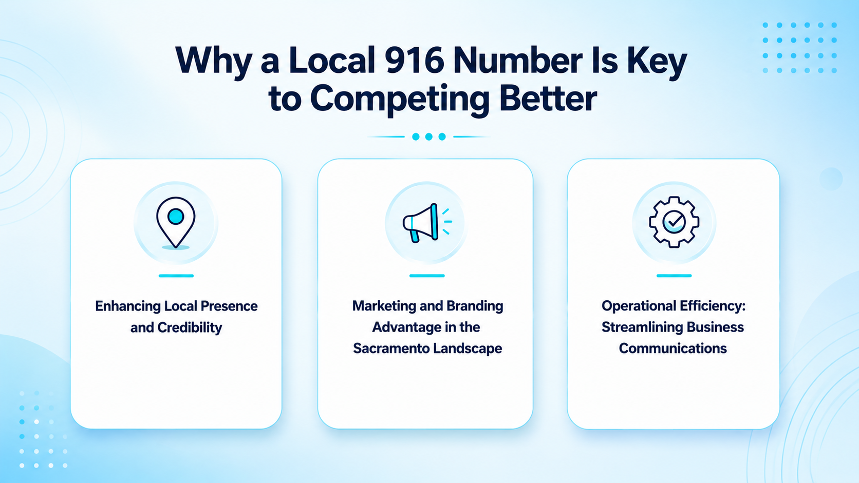 Why a Local 916 Number Is Key to Competing Better